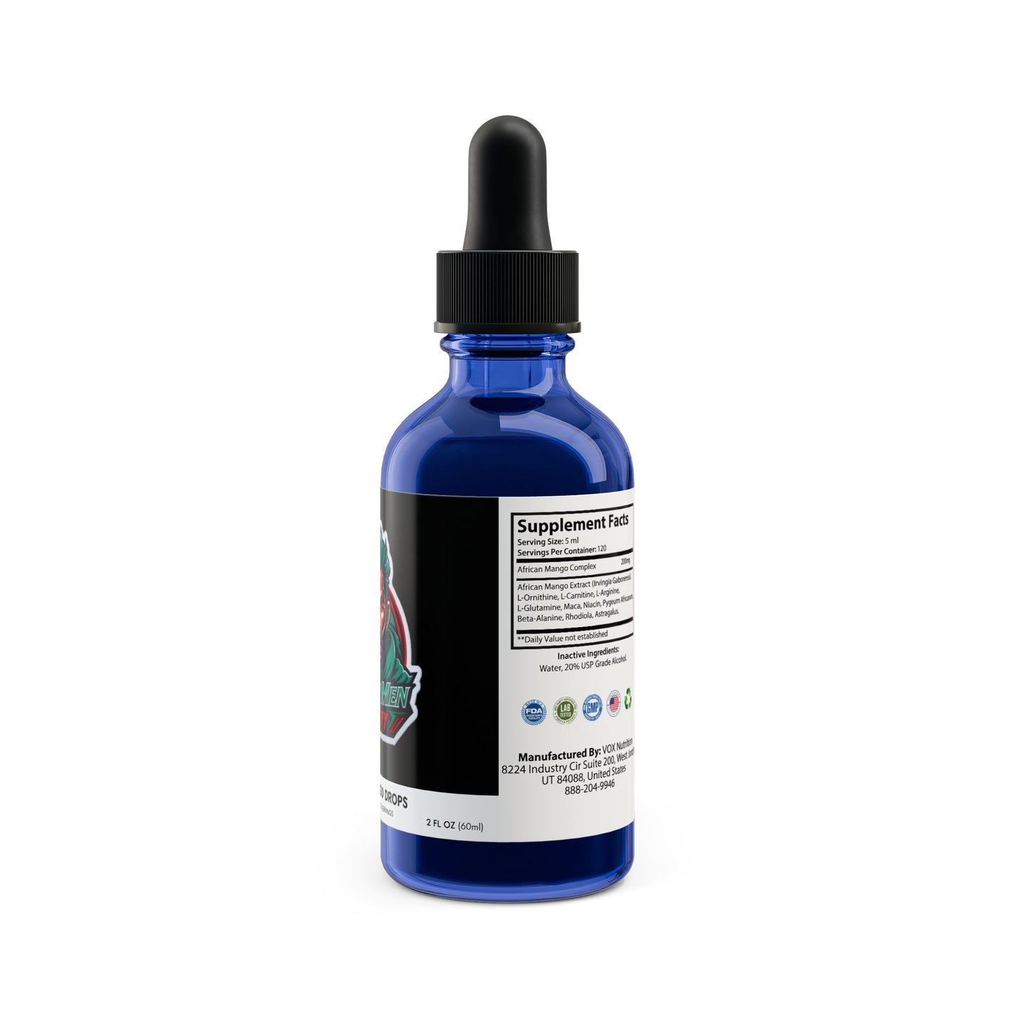 African Mango Drops for Grown Men (60ml, 2fl.oz)